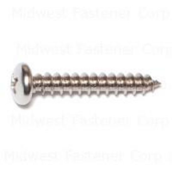 Picture of Sheetmetal-Screw Stainless-Steel Pan #10 X 1-1/4"