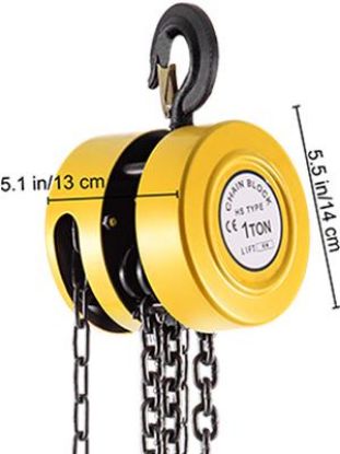 Picture of Chain-Hoist Hs-type Manual Steel 1-ton 20'
