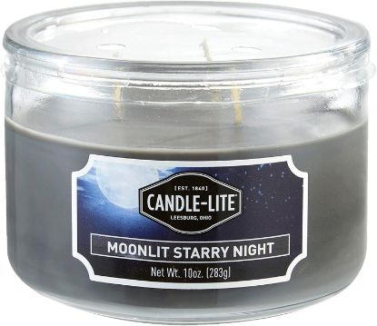 Picture of Jar-Candle Moonlit Starry Night 3-wick Scented Candle, 10 Oz, Gray