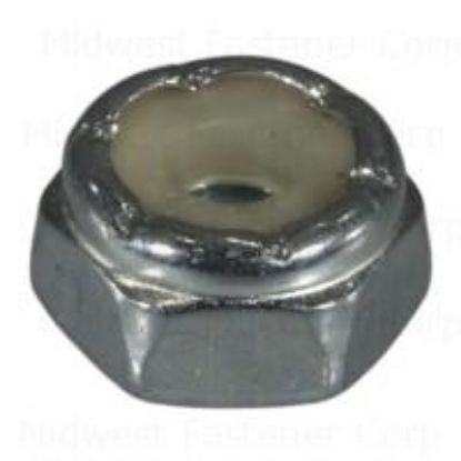 Picture of Lock-Nut Zinc-Plated Nylon-Insert #6-32