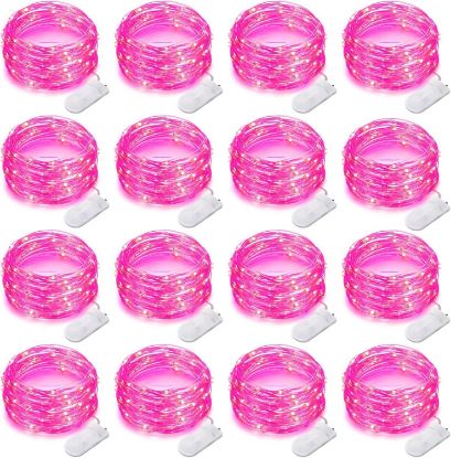 Picture of Fairy Lights Led Cr2032-battery 30-lamps 10 Feet Pink