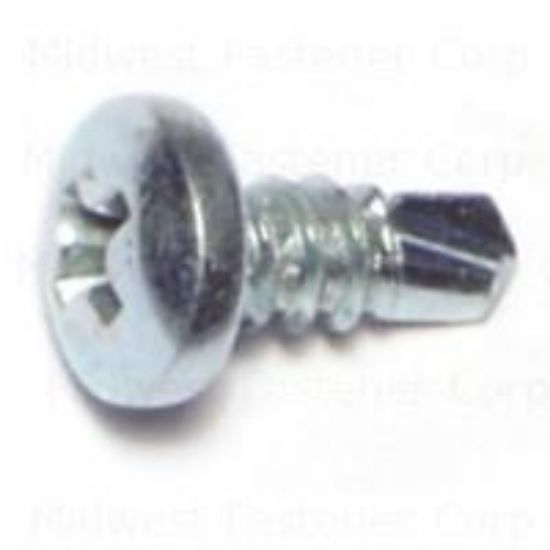 Picture of Sheetmetal-Screw Zinc-Plated Pan #10 x 1/2"