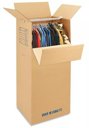 Picture of Corrugated-Box,24 x 22 x 60",Wardrobe 51 ECT DW