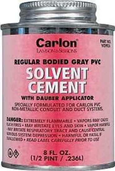Picture of PVC-Electrical Solvent-cement Gray 8-oz