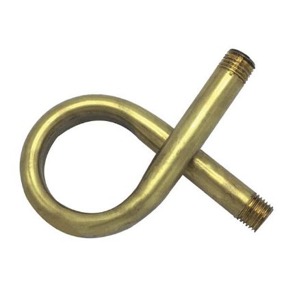 Picture of ANGLE BRASS PIGTAIL Steam-Siphon