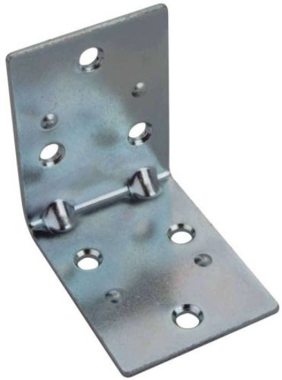 Picture of Corner-brace Double-wide 2in Zinc