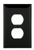 Picture of Receptacle-plate Black