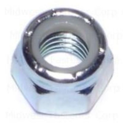 Picture of Lock Nuts Zinc-Plated Nylon-Insert 3/8"-16