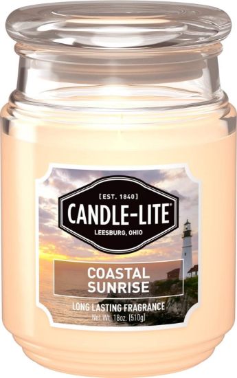 Picture of Jar-Candle Aromatherapy Candle Coastal Sunrise Scented, 18 Oz