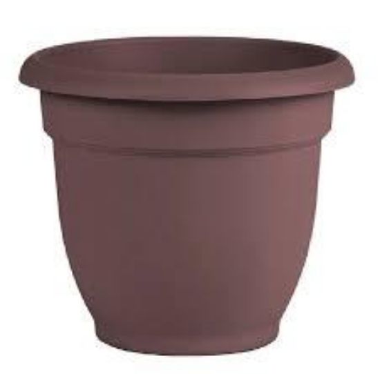 Picture of Planter Self-watering Plastic Merlot 12"