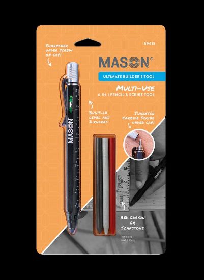 Picture of Marking-tool 6-in-1 Graphite Soapstone Tungsten-scribe