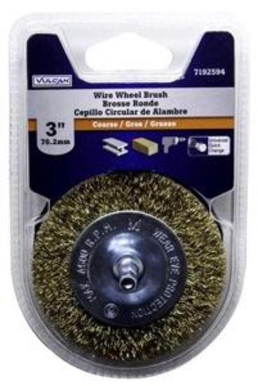 Picture of Wire-Brush Wheel 1/4"-shank 3" Course