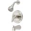 Picture of Lever-handle Bath-faucet Tub-&-shower 2 Gpm At 80 Psi 4 In Spout Reach Zinc Tub-spout 1 Metal