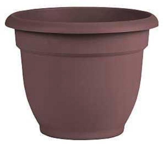 Picture of Planter, Ariana, 17.6 In W, 17.6 In D, Round, Plastic, Merlot