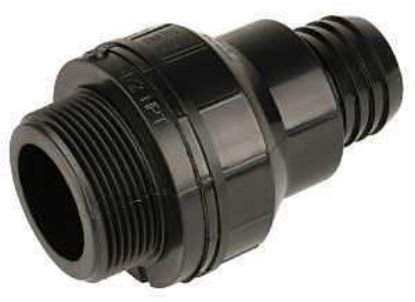 Picture of Check-valve Sump-pump In-line Plastic 1-1/2"-mpt