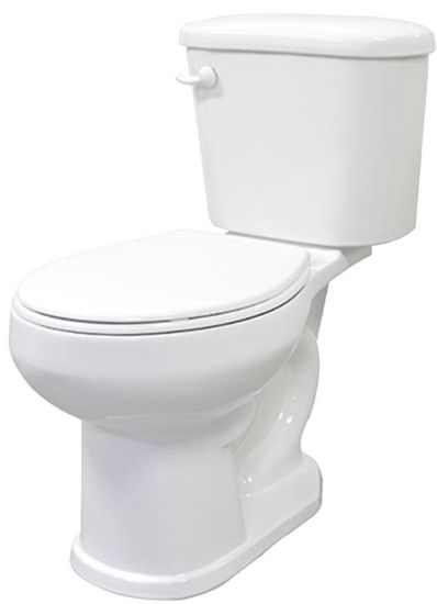 Picture of Cato J0052011120 Toilet, Round Bowl, 1.28 Gpf Flush, 15 In H Rim, White