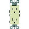 Picture of Duplex-outlet Decora-style Residential 15-amp 5-15r Ivory
