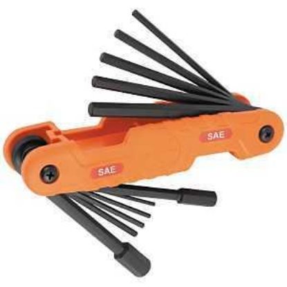 Picture of Folding Hex Key Set Fractional
