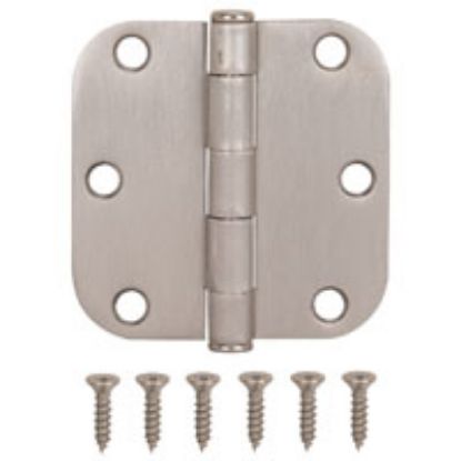 Picture of Door-hinge Steel Loose-pin 5/8"-radius Satin-nickel 3"