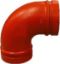 Picture of Grooved-fitting 8" 90°-elbow G X G