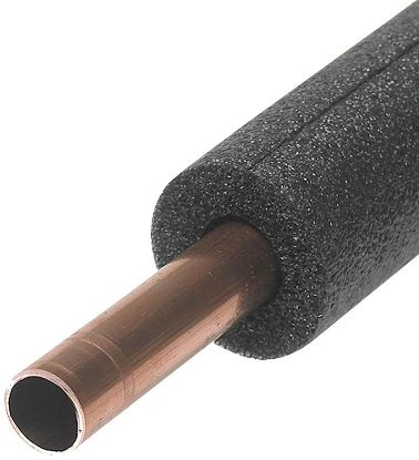 Picture of Pipe-Insulation Polyethylene-Foam 1/2"-thick 3/4"-ips 1"-ct