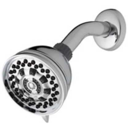Picture of Shower-Head Hand-Held Waterpik XAT-649 6-Spray Function 60 Inch-Long Hose Brushed-Nickel