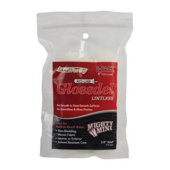 Picture of Roller-Cover Glossdel Lintless 3/8"x4" Nap 4pk