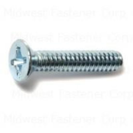 Picture of Machine-Screw With-Nuts Zinc-Plated #6-32 x 3/4"