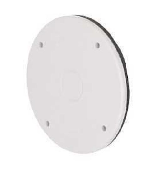 Picture of Weather-proof Electrical-box-cover Round Blank White 4"