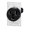Picture of Outlet Flush-Mount 50A 250-Volt Double-Pole 3-Wire Grounding Brown