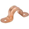 Picture of Pipe-strap Copper-tube 2-hole Coated-steel 1/2"