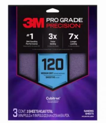 Picture of Sandpaper Ceramic-alumina No-slip-backing Wet-dry 9" X 11"