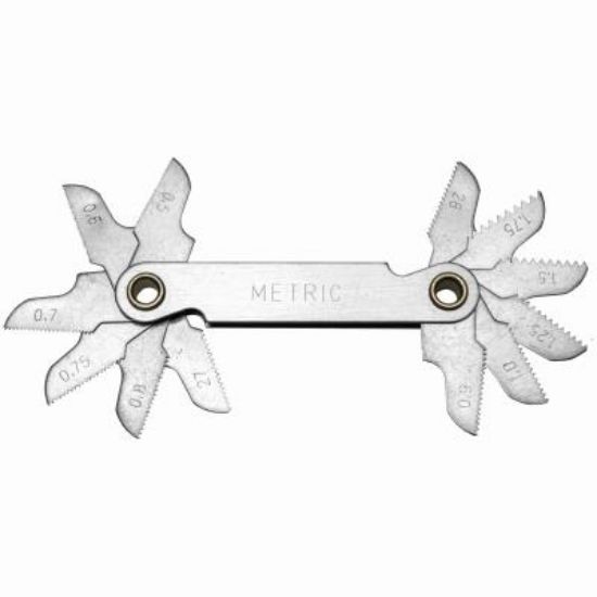 Picture of Screw Pitch Gauge Metric 0.5 - 1.75