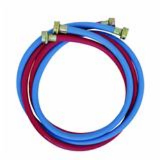 Picture of Washing-machine Inlet-hose Rubber Red Blue 3/8" X 6'