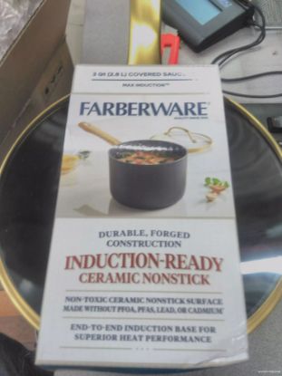 Picture of Forged Induction 3 Qt Covered Saucepan Black