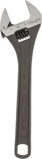 Picture of Channellock 810nw 10-inch Adjustable Wrench | Black Phosphate/oxide Finish | 1.38-inch Wide Mouth Ja...