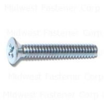 Picture of Machine-Screw With-Nuts Zinc-Plated #10-24 x 1-1/4"