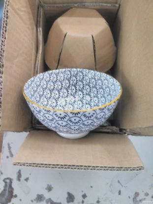 Picture of 4" Stamped Bowl Dotted Scallop