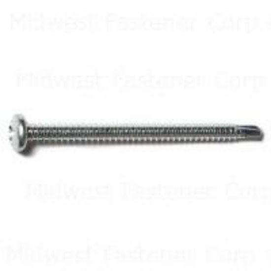 Picture of Sheetmetal-Screw Drill-tip Zinc Phillips 3"