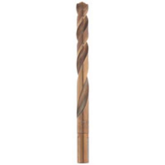 Picture of Drill-bit 25/64 In Dia X 5.12 Inch-long 3.74 Inch-long 3/8 In 3-flat Round Reduced-shank Cobalt
