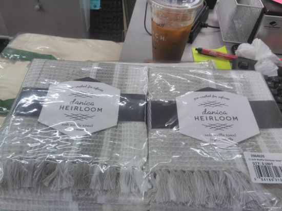 Picture of Soft Waffle Dishtowel Dove Gray