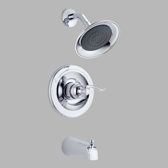 Picture of Tub-&-shower Kit 14-series Lever-style Chrome Trim