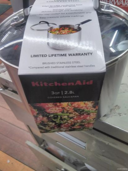 Picture of Stainless Steel 3 Qt Covered Saucepan