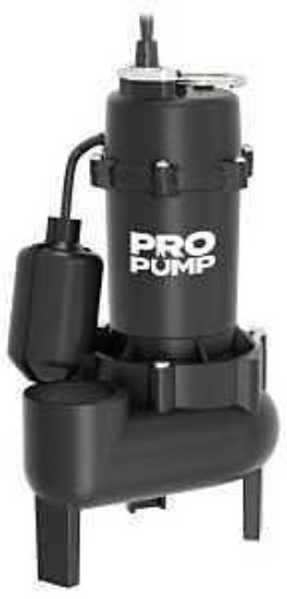 Picture of Sewage-pump Submersible Cast-iron 115-volt 2"-outlet 1/2-hp