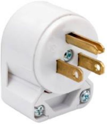 Picture of White 8Pos 3Wire Angle-Plug