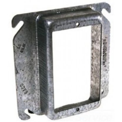 Picture of 4" Square Steel Electrical-Box-Cover 1" Rise