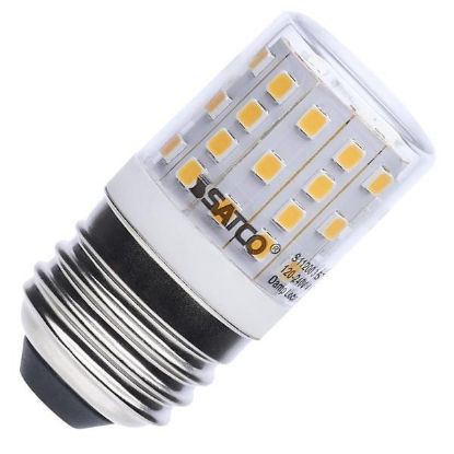 Picture of Satco Tubular Bulb, Specifically A 3.5 Watt Led T14 Clear Medium Base Appliance Bulb With A Color Te...