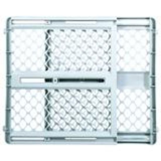 Picture of Standard Pet Gate Plastic Light-gray 26"-42" X 26"