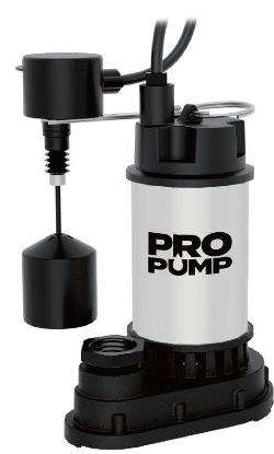 Picture of Sump Pump, 1-phase, 7.6 A, 115 V, 1/2 Hp, 1-1/2 In Outlet, 30 Ft Max Head, 5200 Gph