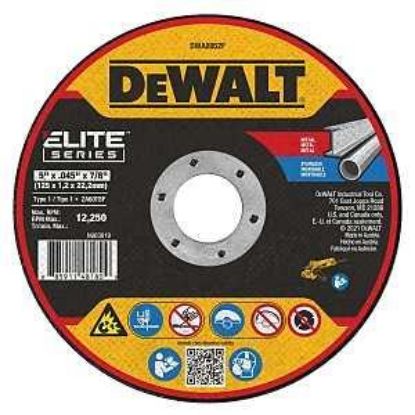 Picture of Cutoff-wheel Abrasive Ceramic Ferrous-metal 7/8" Arbor 5"